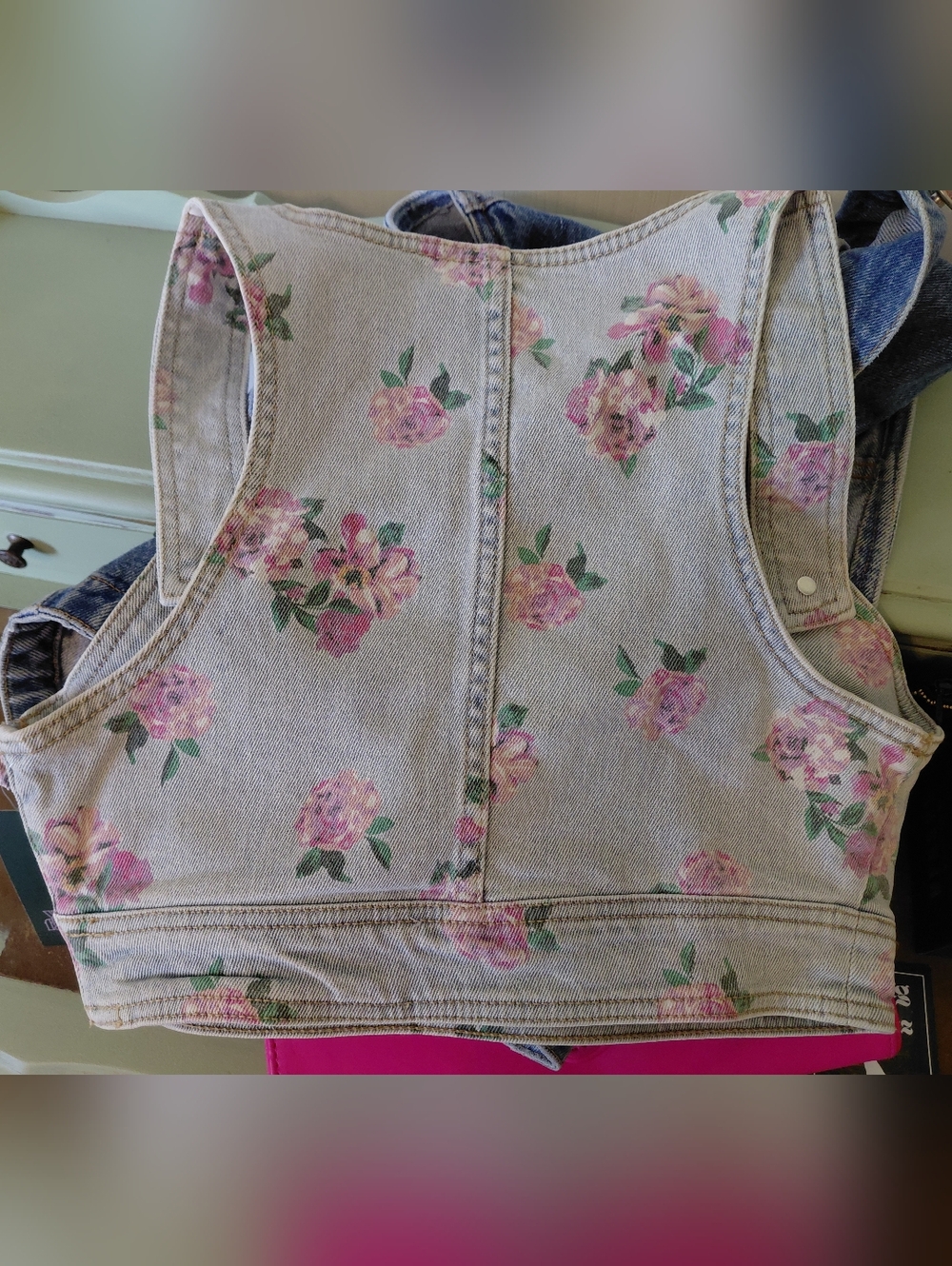 Cropped Jean Top - Picture 3 of 4